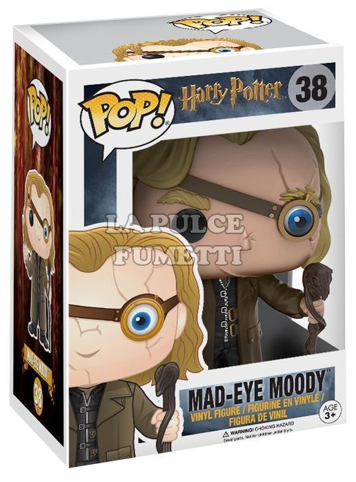 HARRY POTTER: MAD-EYE MOODY - VINYL FIGURE #   38 - POP FUNKO